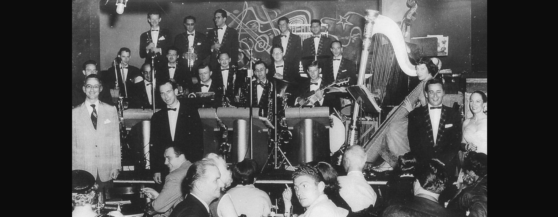 The Sauter-Finegan Orchestra at the Blue Note circa 1953.
